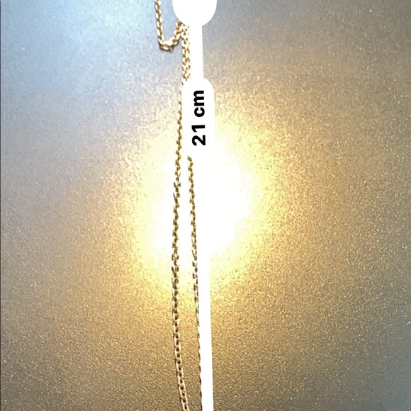 Gold Plated Necklace with Cubic Zirconia - Picture 4 of 4